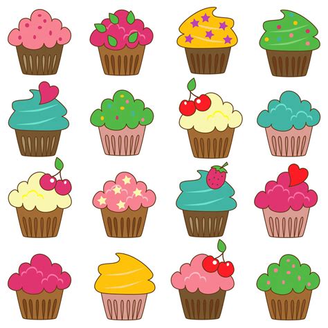 cute cupcake images|printable images of cupcakes.